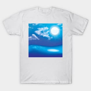 Ocean under moonlight T-Shirt